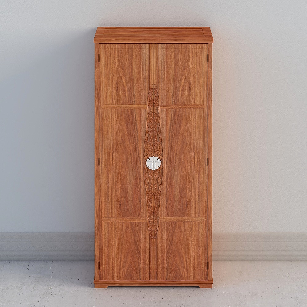 D1501 Zweitüriger Kleiderschrank