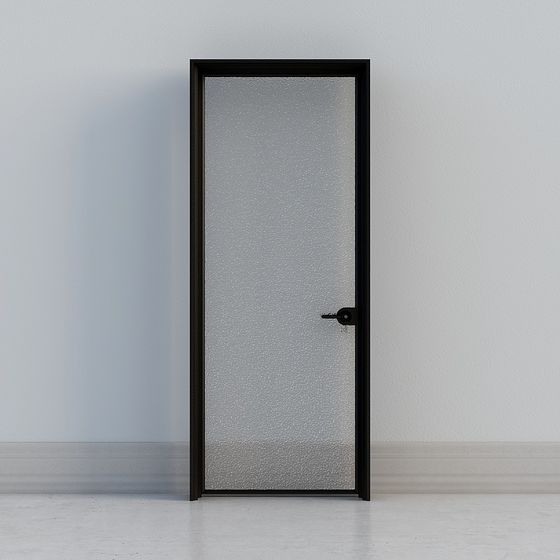 Frosted Glass Door 3D model