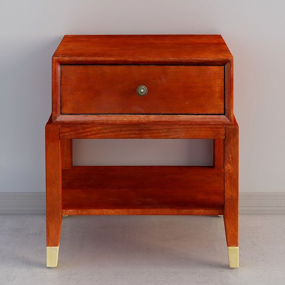 Vintage Nightstand 3D model with Unique Charm