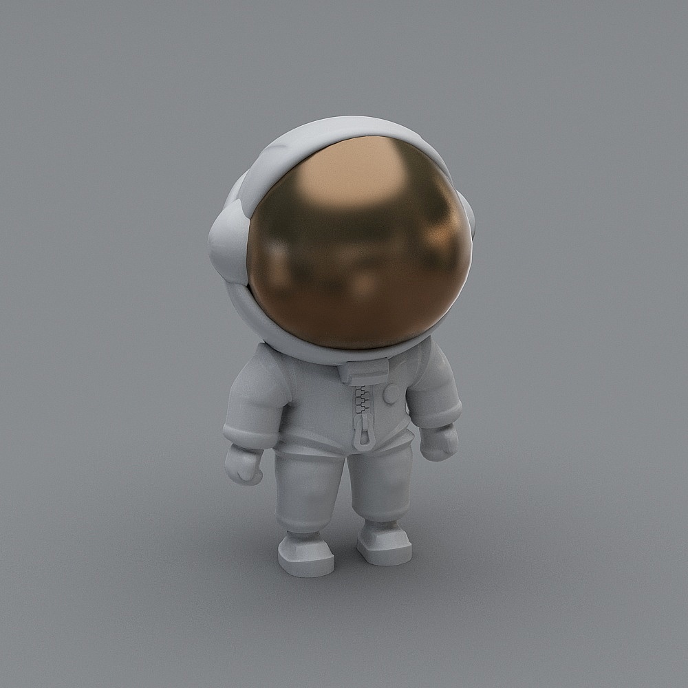 Realistic Astronaut 3D Model