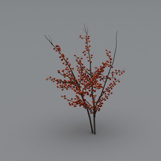 Realistic Low-Poly Branch 3D Model for Creative Use