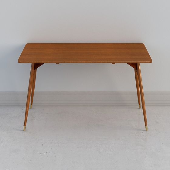 Mid-Century Modern Desk 3D model