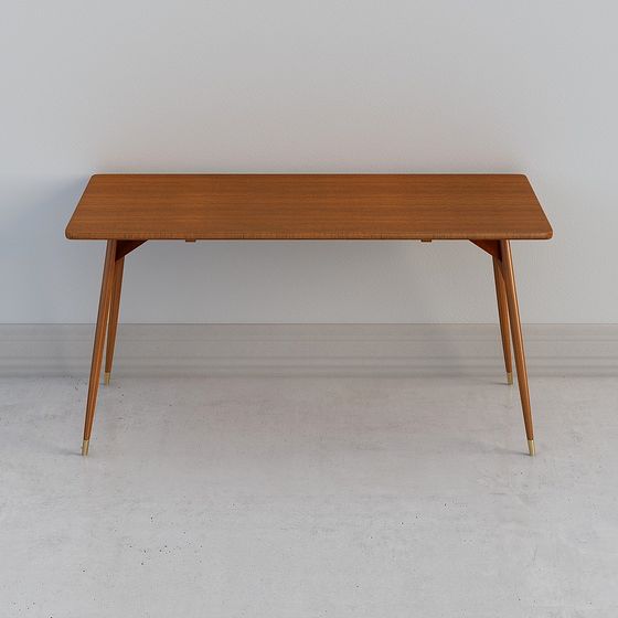 Mid-Century Modern Desk 3D model