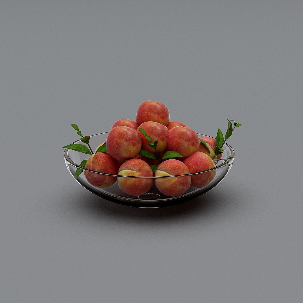 Glass Fruit Bowl 3D Model