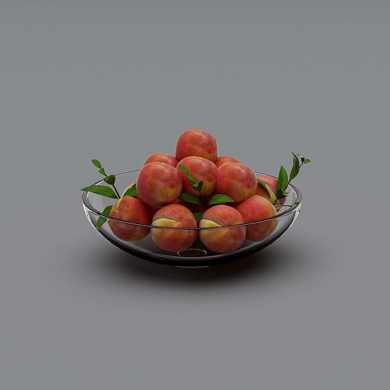Glass Fruit Bowl 3D Model