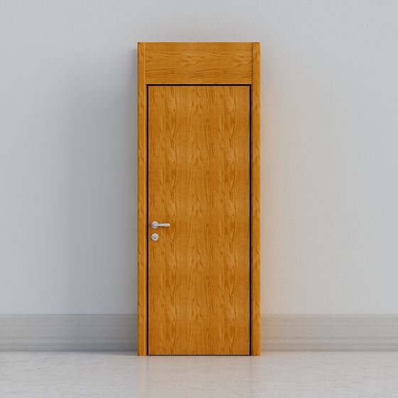 Stylish Low-Polygon Door 3D model for Creative Projects