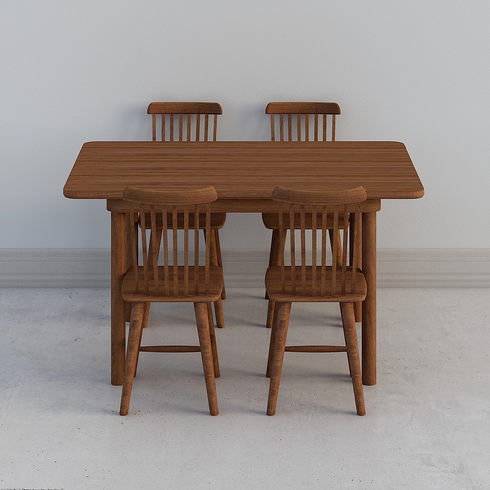 Bàn - Cherkes 4 ghế