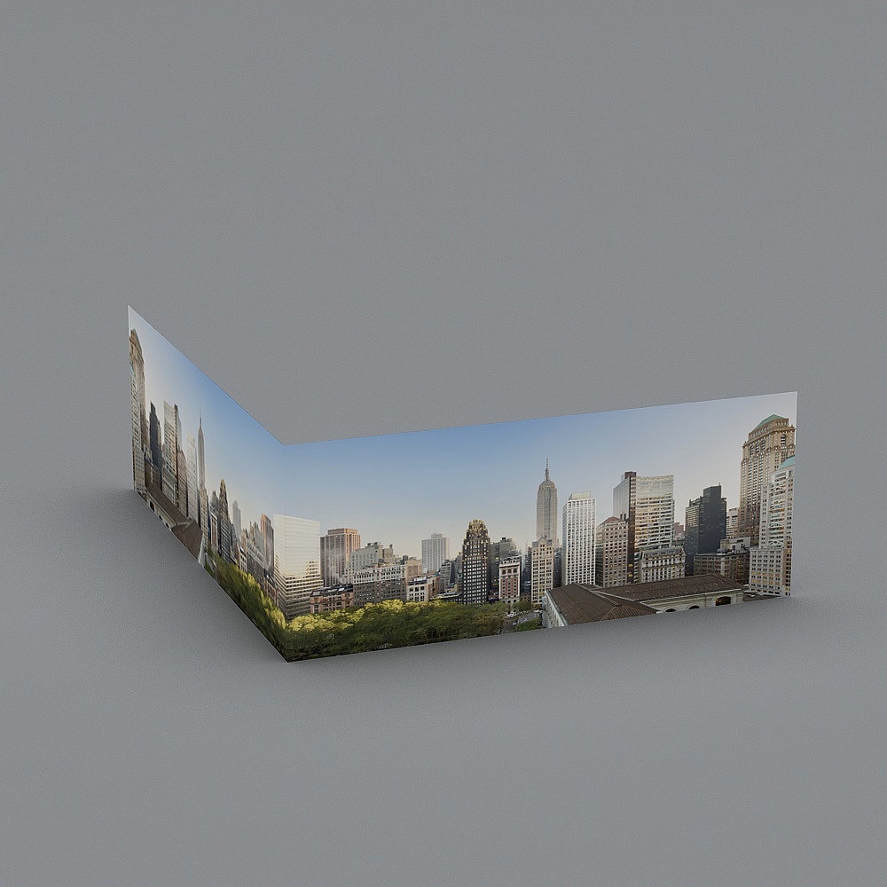 Urban Panorama 3D model