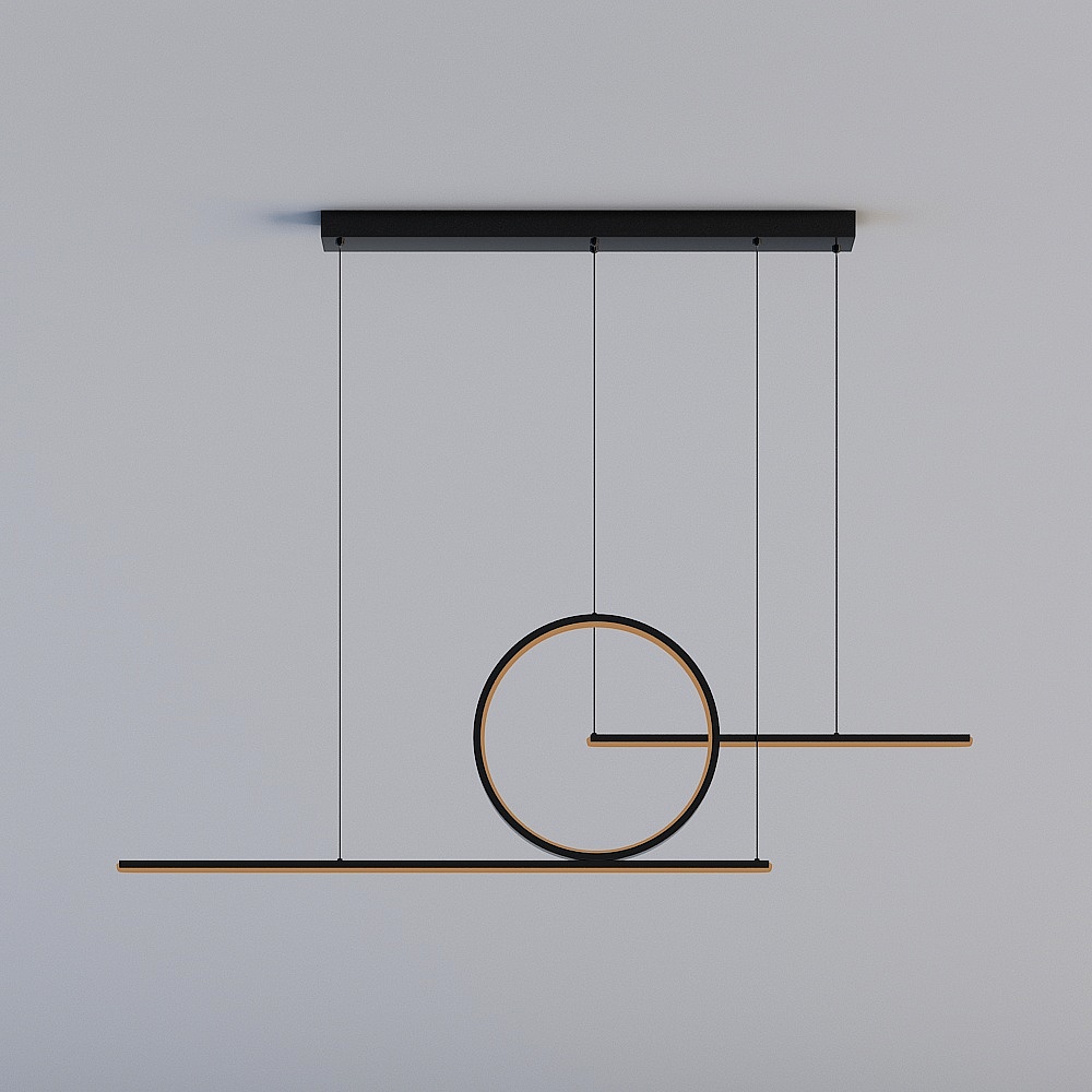 Modern Minimalist Pendant Light 3D model