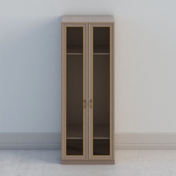 Stylish Minimalist Storage Cabinet 3D model
