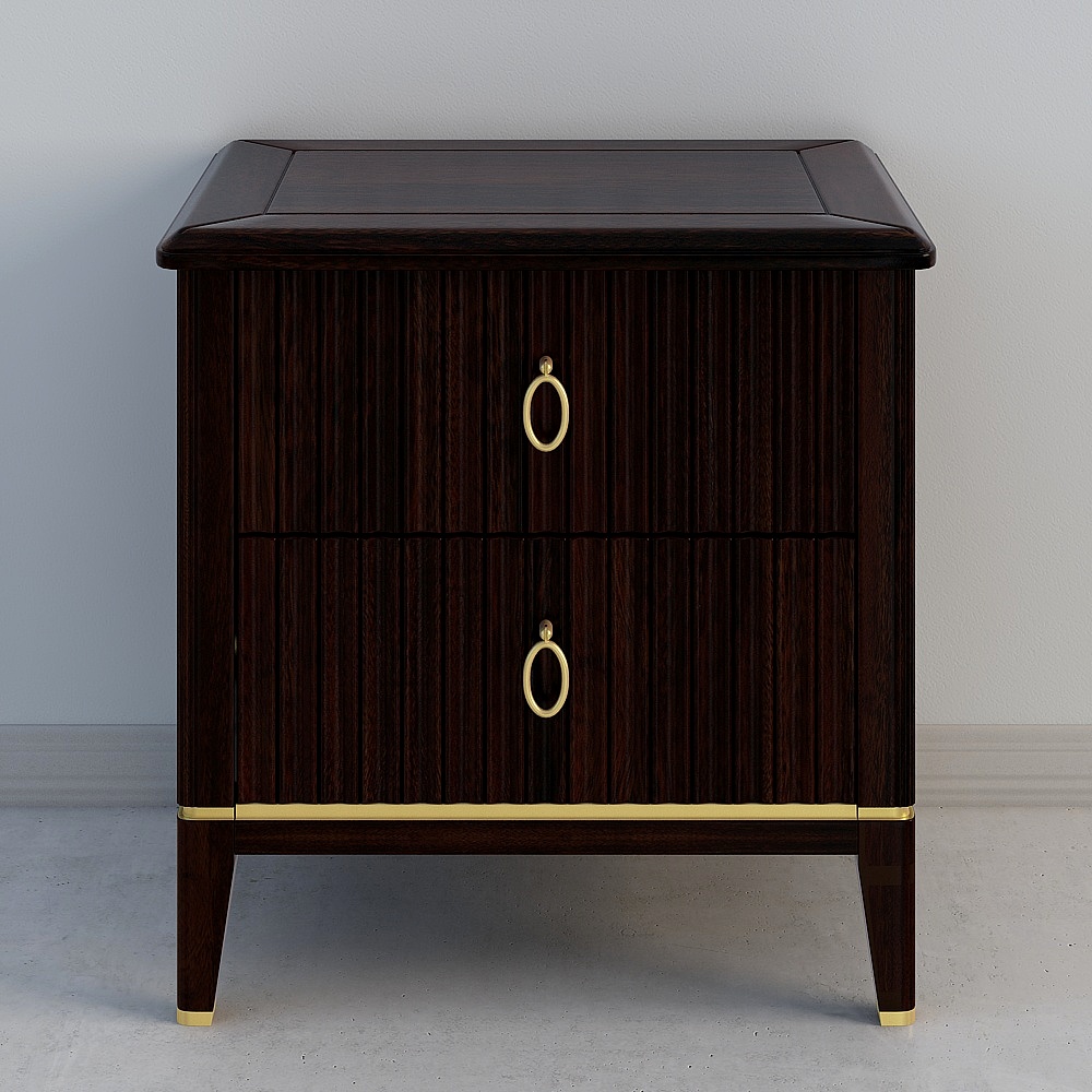 301 Bedside table - black