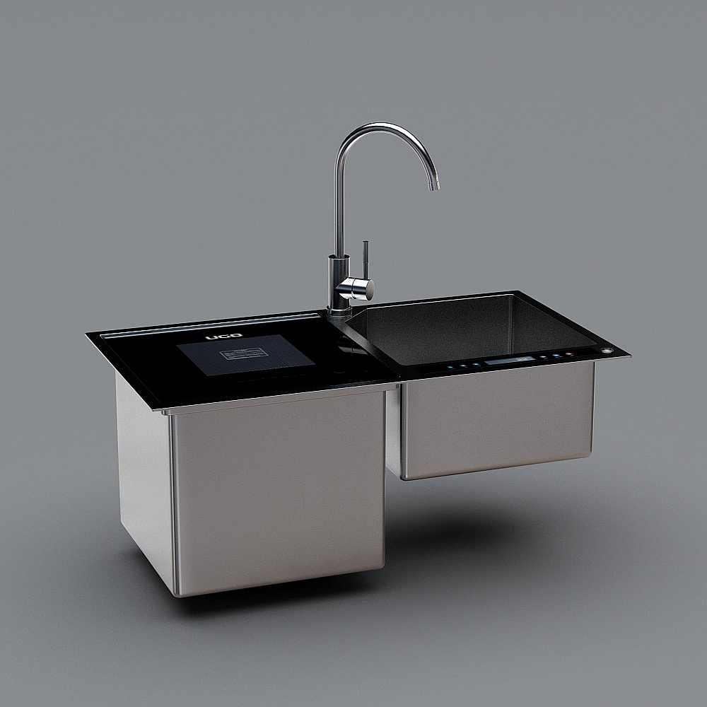 Smart Kitchen Sink 3D model