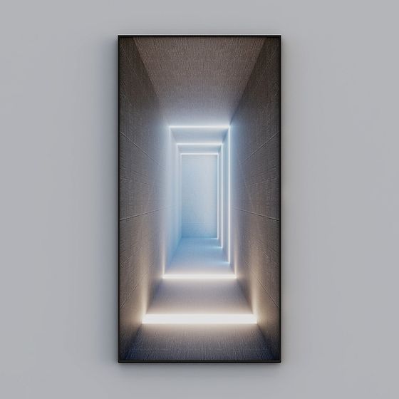 Infinite Corridor 3D Model for Creative Projects