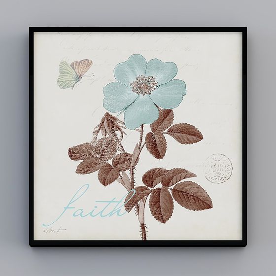 Blossom of Faith 3D Model