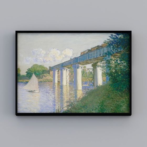 River Bridge Serenity 3D model