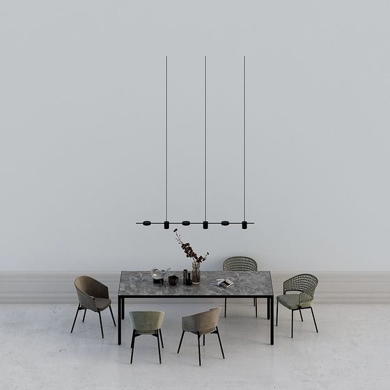 Urban Living Room 3D model