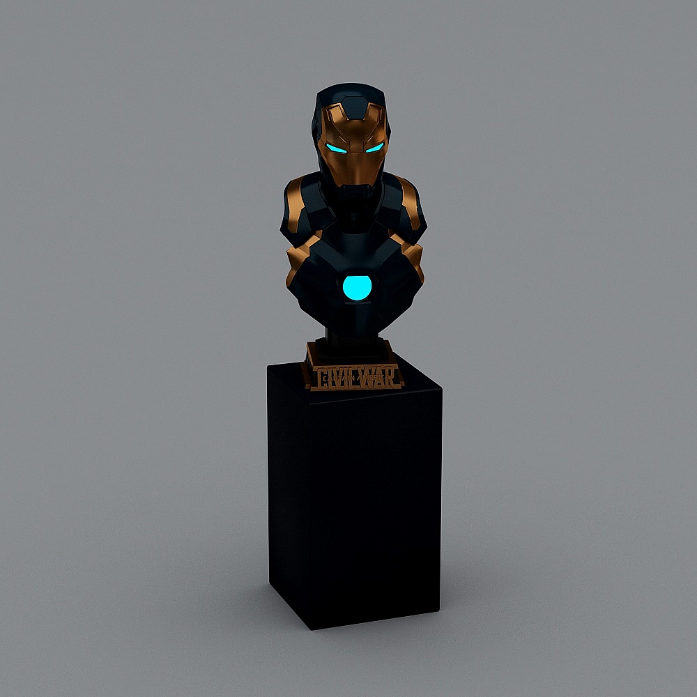 Iron Man Bust 3D model