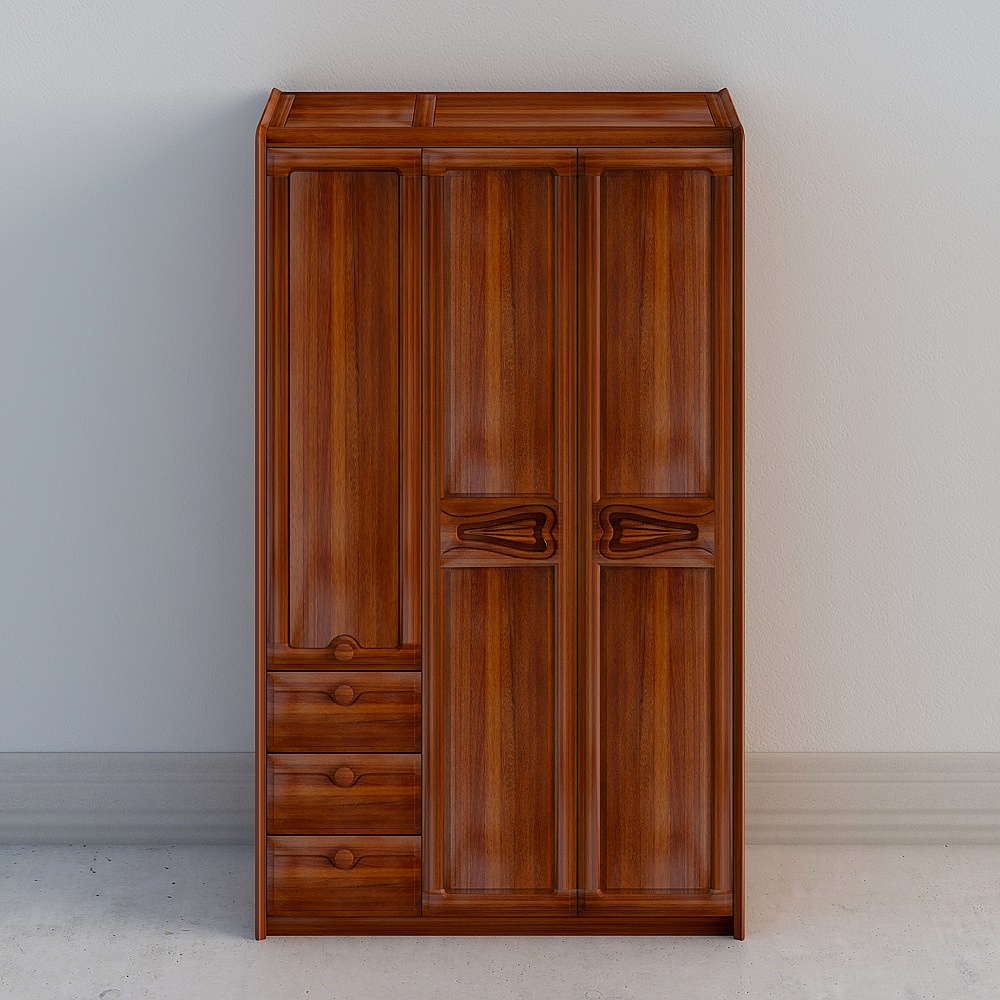 E731B three-door wardrobe