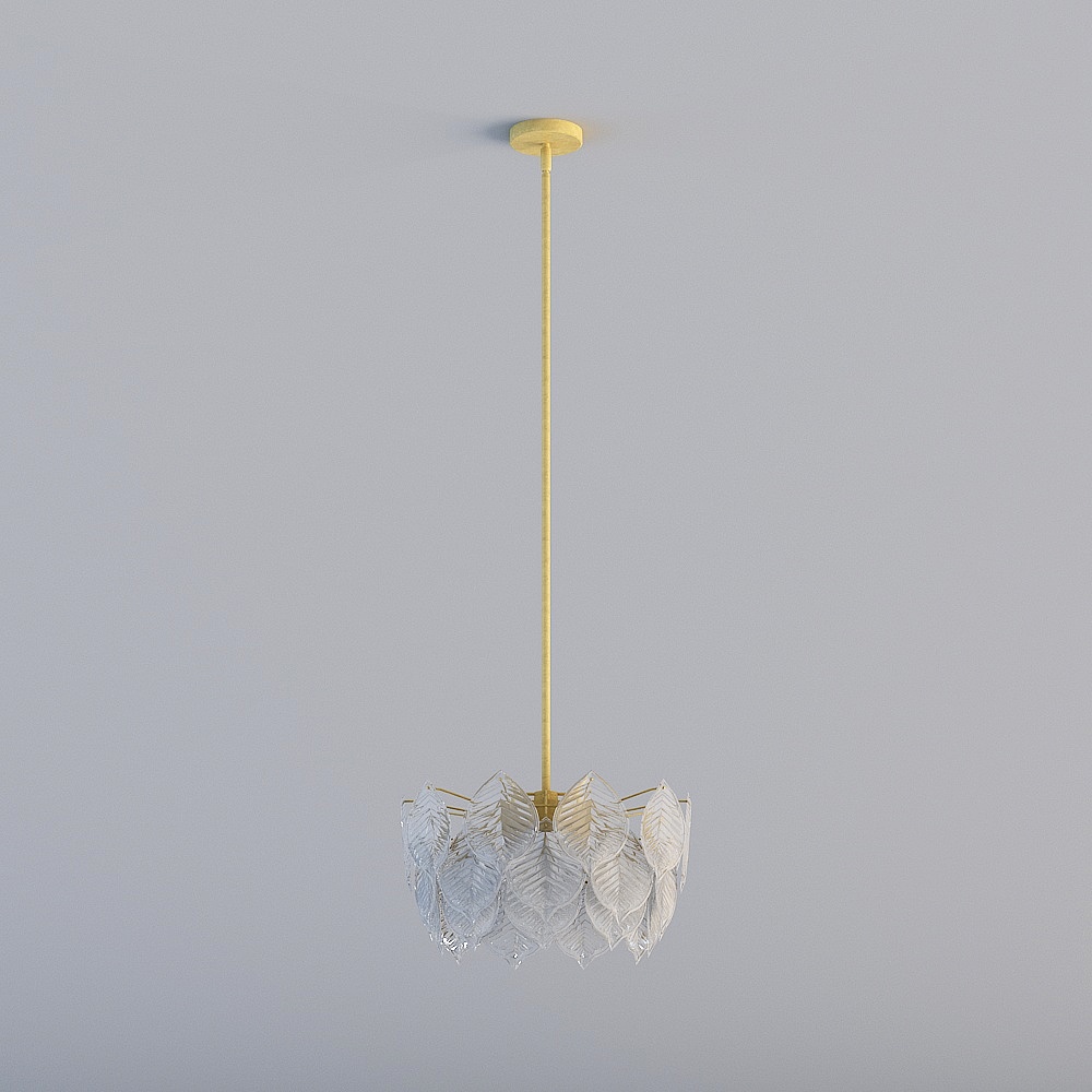 lampadario a foglia - WEST ELM.skp