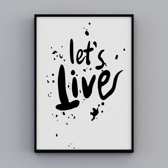 Let's Live Low-Poly 3D Model for Creative Projects