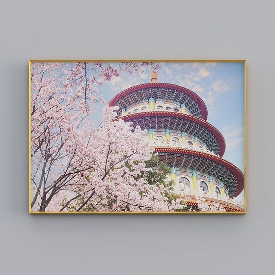 Traditional Temple 3D Model Design