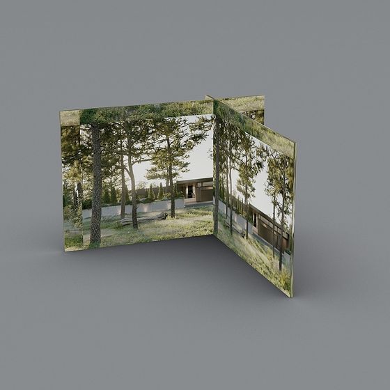 Forest Cabin 3D model