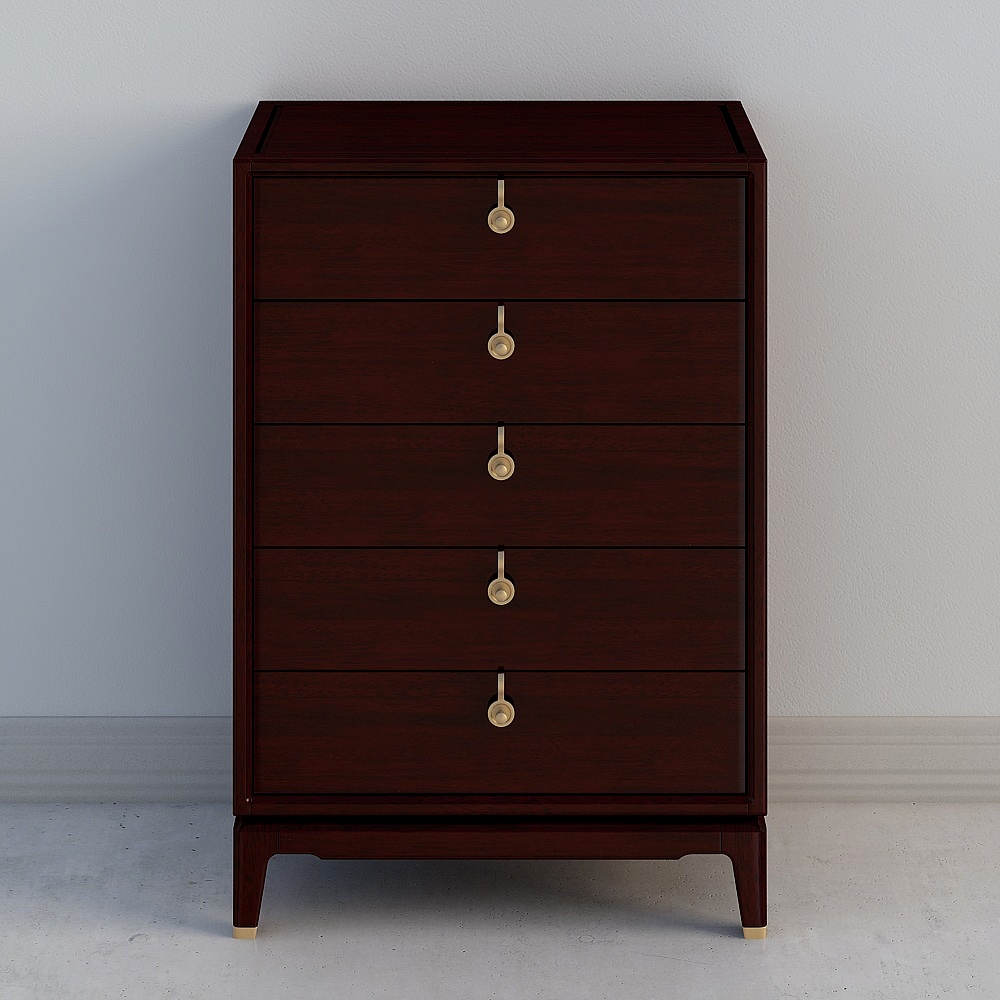 Vintage Chest of Drawers 3D model