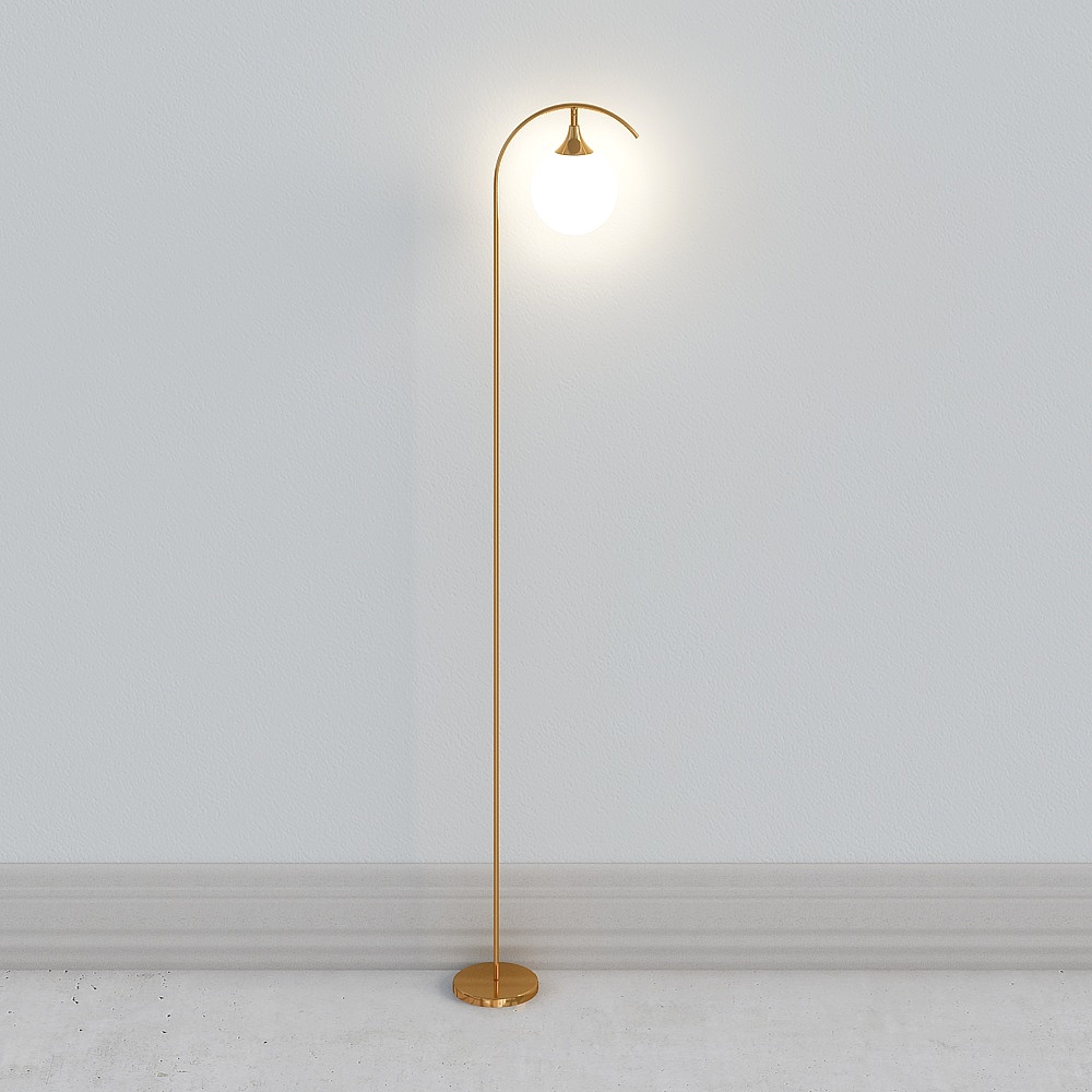 Elegant Modern Floor Lamp 3D model