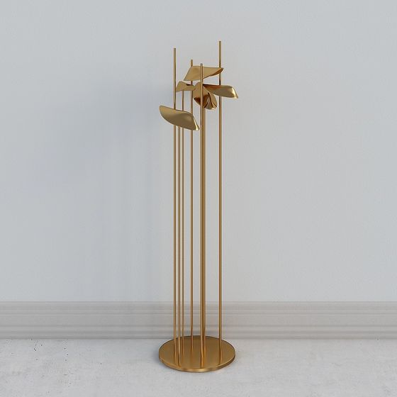 Golden Bloom 3D model Lighting Fixture