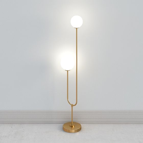 Elegant Modern Minimalist 3D Lamp Design