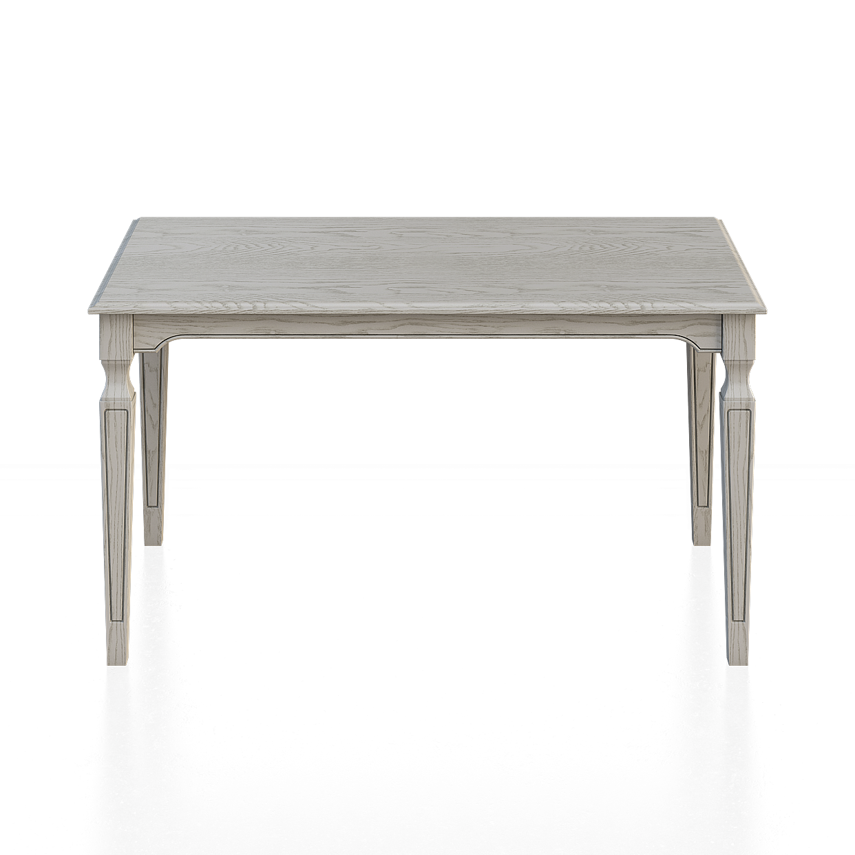 Modern Dining Tables 3D Model – Gray Minimalist Design