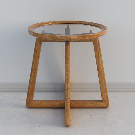 Stylish Round Table 3D model for Modern Interiors