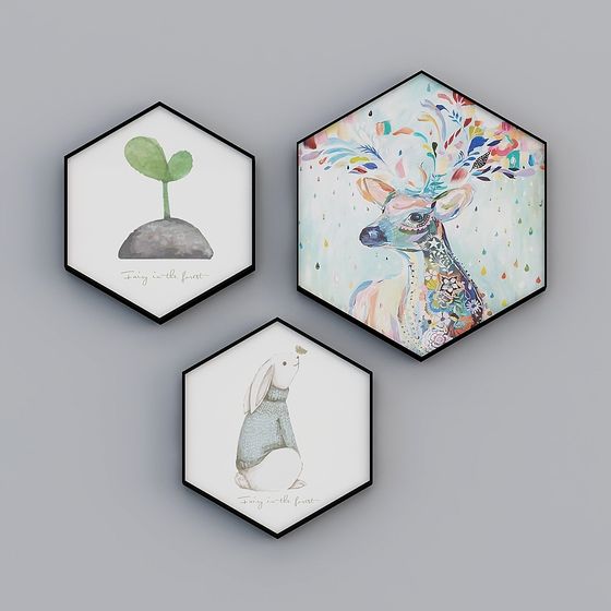 Fairy in the Forest 3D model