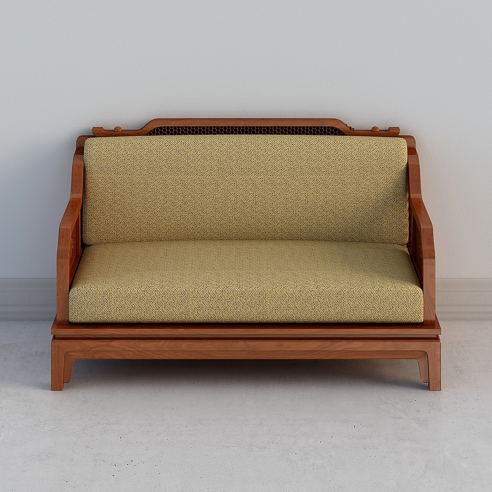 Wei's Mahogany - Daughter Red Sofa Duo