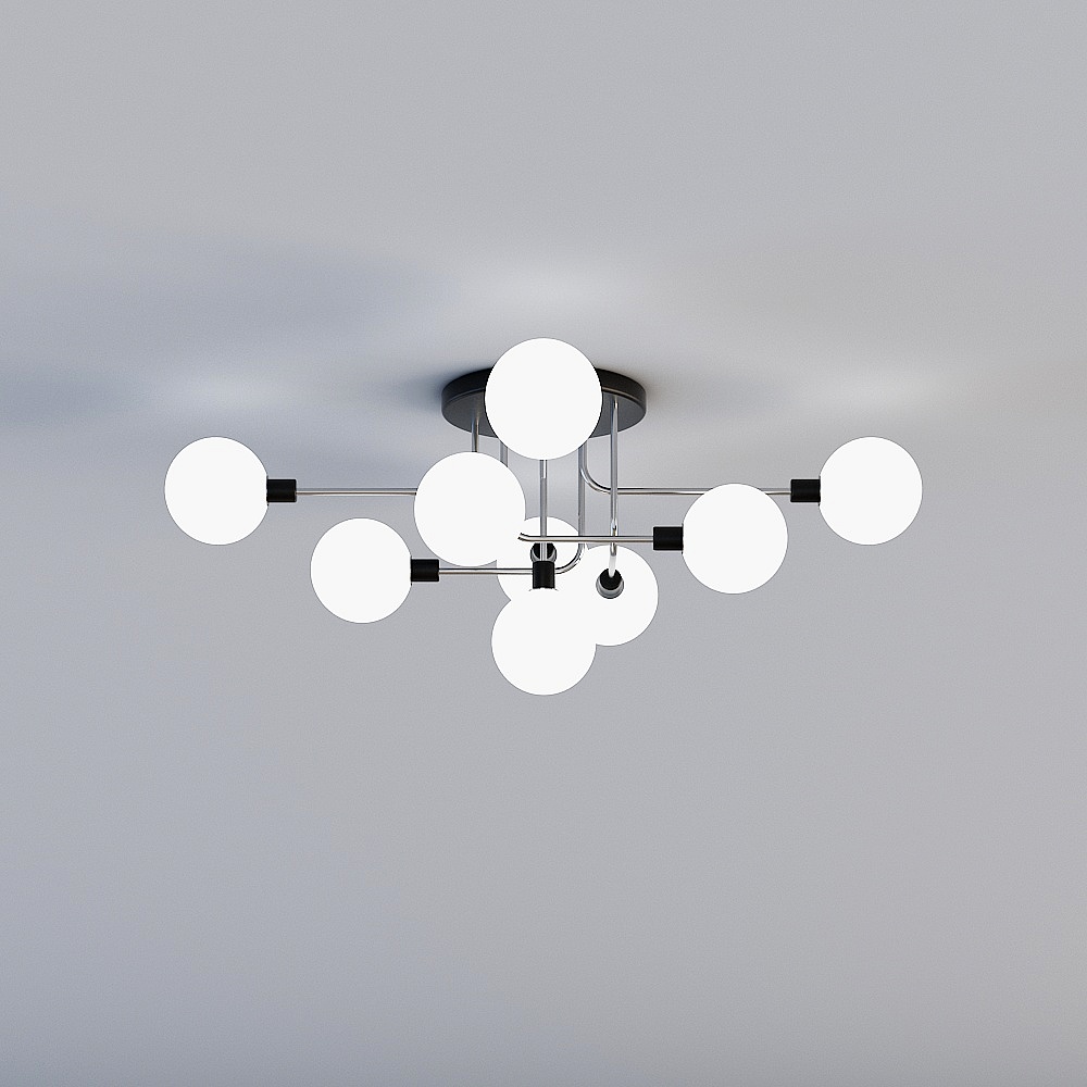 Postmodern chandelier for showroom, bedroom, study