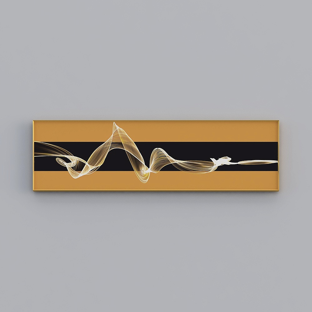 Kippoon Modern minimalist crystal porcelain painting light luxury bedroom bedside decoration painting Nordic room background wall abstract hanging painting mzh-jc-5