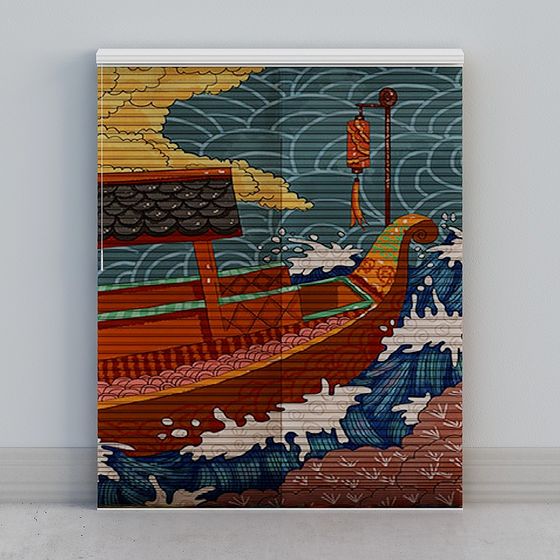 Serenity on the Waves 3D model for Creative Projects