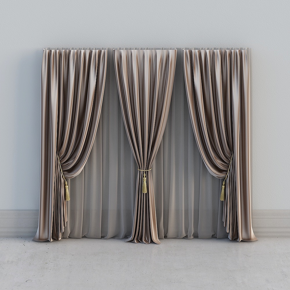 Modern Port floor-to-ceiling curtains