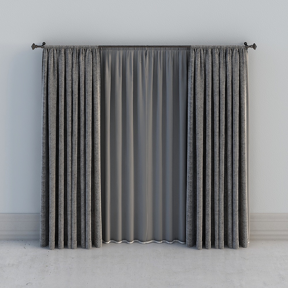 Nordic Modern Roman Rod Curtain 3