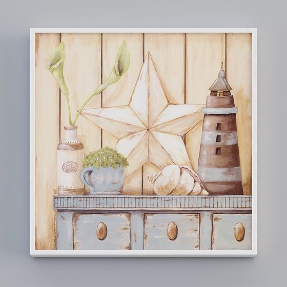 Charming Beachside Cottage Low Poly 3D model