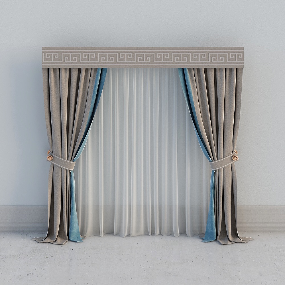 Rideau en velours chinois nouveau 2