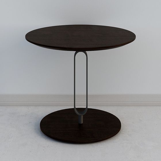 Low Poly Round Table 3D model