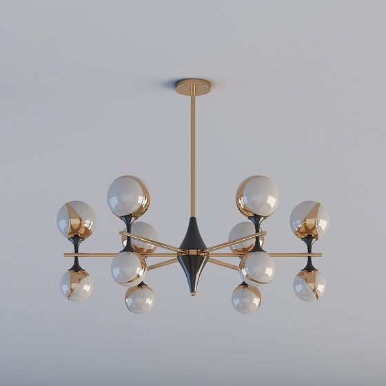 Sphere Symphony 3D model Pendant Light