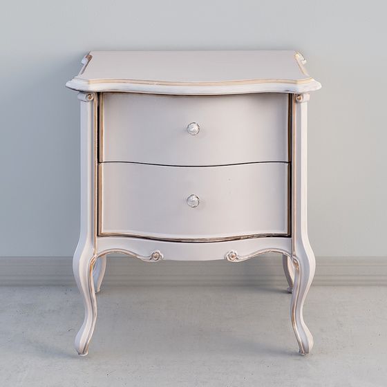 Elegant Minimalist Nightstand 3D model