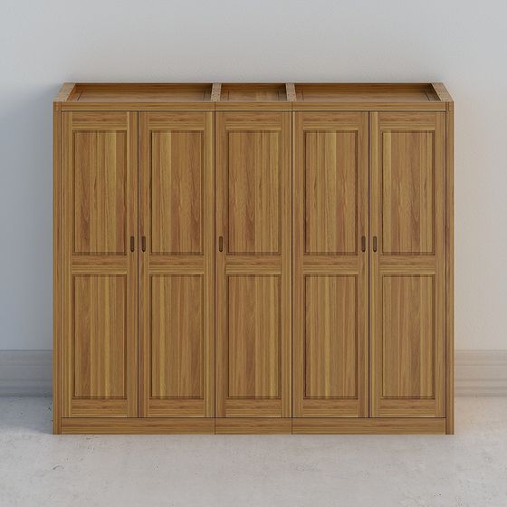 Minimalist Functional Storage Cabinet 3D model