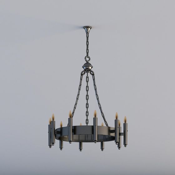 Classic Vintage Chandelier 3D model for Creative Designs