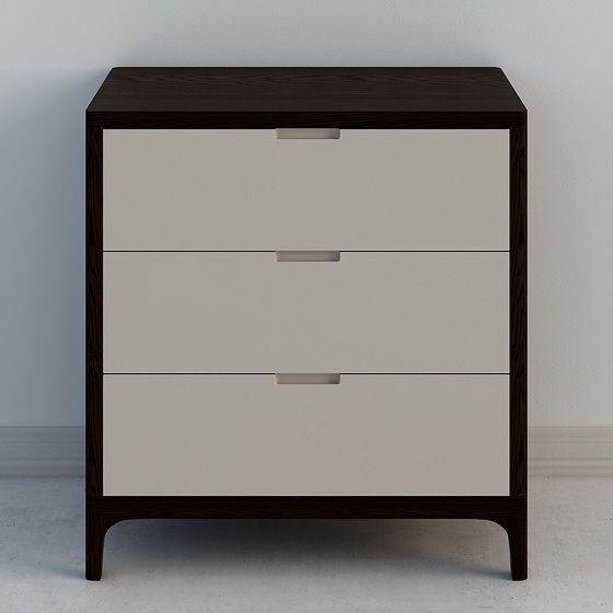 Mid-Century Modern Dresser 3D model for Creative Projects