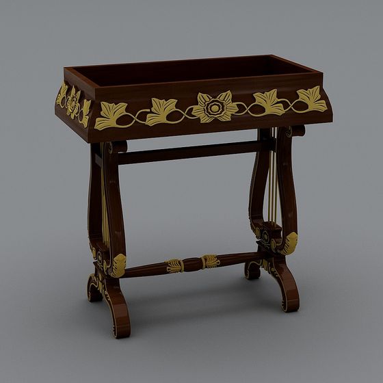 Elegant Lace Table 3D Model