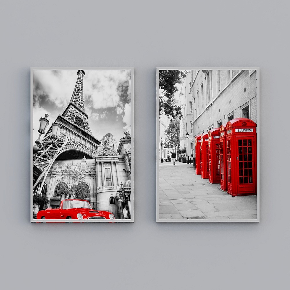 Tranh Treo Tường Hiện Đại - Phong Cách Hiện Đại - Tả Ngạn Paris