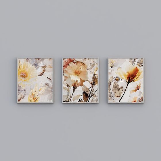 Autumn Floral Whisper 3D model